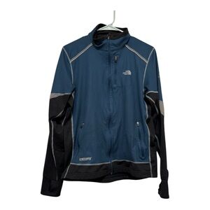 The North Face Men's Windstopper Dark Blue and Black Performance Jacket Med